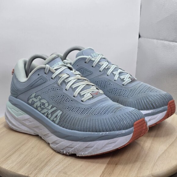 Womens Size 10 D - HOKA ONE ONE Bondi 7 WIDE Running Athletic Shoes 1110531 BFBG - Picture 5 of 11